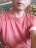 軒萊雅（XUANLAIYA）【2件裝】短袖t恤男夏季新款寬松潮流男士百搭短袖t恤上衣服男裝 024黃色+023紅色【2件裝】 XL 曬單實拍圖