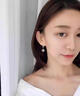 禾匠通體925純銀瑪瑙耳環(huán)女士高級感耳扣情人節生日禮物送女友老婆 925銀白瑪瑙耳扣【配證書(shū)】 曬單實(shí)拍圖
