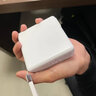 閃俏 自帶線無線充充電寶充電器二合一10000毫安移動電源大容量便捷出差旅行可上飛機手表iwatch多功能 自帶雙線充電寶+充電器【白色】帶無線充 曬單實拍圖