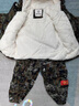 G.DUCKKIDS童裝男童套裝秋冬款加絨加厚兒童迷彩服套裝冬季防寒男孩冬裝棉衣 迷彩軍綠色 120 建議110-120cm6-7歲 曬單實(shí)拍圖