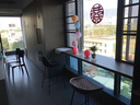 話(huà)家先生餐廳吧椅子鐵藝高腳椅黑色休閑酒吧椅工業(yè)風(fēng)復古輕奢靠背皮質(zhì)吧椅 復古墨綠色65cm坐高 曬單實(shí)拍圖