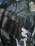 吴系潮流双肩包男士背包新款大容量休闲旅行韩版大高中学生书包充电 充电黑白印花配胸包 实拍图