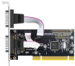 EB-LINK 工业级PCI转RS232双串口卡PCI转COM口转接卡2口9针接口扩展卡台式机多串口卡拓展卡 实拍图
