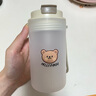 沃德百惠（WORTHBUY）水杯高顏值塑料兒童便攜學(xué)生隨手杯女夏天運(yùn)動(dòng)水杯男耐摔上學(xué)專用 水壺【350ml】 曬單實(shí)拍圖