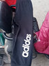 阿迪達斯（adidas）女褲 2026年春夏新款運動(dòng)褲三條紋直筒香蕉褲時(shí)尚垂感彎刀褲子女 彎刀褲/針織/黑色 L 曬單實(shí)拍圖