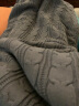 诺雪丝曼毛毯冬季羊羔绒盖毯 保暖加厚季AB面全棉午休毯沙发毯 【暖冬羊羔绒】轻奢雅灰 120X180cm(约2.7斤) 实拍图