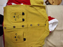 哈貝比嬰兒衣服連帽童裝男童外套兒童裝男女童秋冬款一歲寶寶外出服棉服棉衣 黃色 73(6-12月) 曬單實(shí)拍圖