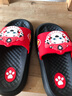 汪汪隊(duì)立大功（PAW PATROL）汪汪隊(duì)兒童拖鞋夏男童寶寶涼拖鞋室內(nèi)防滑小孩家用軟底女童家居鞋 紅色毛毛帶面+黑色底 17 內(nèi)長(zhǎng)17cm 適合26/27碼 曬單實(shí)拍圖