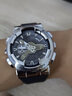 卡西歐（CASIO）炫彩小鋼炮黑金g-shock時(shí)間戰士時(shí)尚運動(dòng)防水手表送男友節日禮物 GM-110-1A小鋼炮金屬銀 曬單實(shí)拍圖