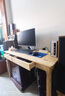 全實(shí)木書(shū)桌無(wú)輔材成人辦公桌簡(jiǎn)約家用臺式電腦桌兒童學(xué)生寫(xiě)字桌子 原木色全實(shí)木單桌+扶手椅 100*60*75cm-長(cháng)寬高排序 曬單實(shí)拍圖