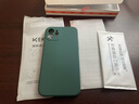KEKLLE 適用蘋(píng)果12手機殼 iphone12保護殼 魔方直邊全包鏡頭液態(tài)硅膠防摔超薄膚感男女軟殼 仙人掌色 曬單實(shí)拍圖