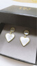 赫迪娜心形貝殼耳環(huán)甜美可愛(ài)氣質(zhì)精美飾品 一對 曬單實(shí)拍圖