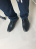 恒源祥 商務(wù)休閑鞋男百搭英倫時(shí)尚正裝鞋男士青年潮流舒適系帶鞋子 H210046 黑色 40 曬單實(shí)拍圖