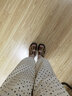 TOD'S官方女士皮革厚底增高扣帶涼鞋休閑舒適簡約單鞋女鞋 黑色 37 曬單實拍圖