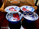 千代源鯛魚(yú)碗盤(pán)子餐具日本原裝進(jìn)口家用魚(yú)圖案碗盤(pán)日式陶瓷飯碗面碗湯碗 14件套(無(wú)禮盒) 曬單實(shí)拍圖