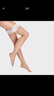 Wolford 沃爾福特Nude8D隱形性感蕾絲大腿襪白絲襪20207 4788 膚色白色 S 曬單實(shí)拍圖