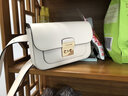 邁克.科爾斯（MICHAEL KORS）女神節(jié)禮物mk女包Sloan Editor牛皮翻蓋腰包35R3GS9N1L LTCREAM 曬單實(shí)拍圖