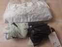 天堂傘遮陽(yáng)防曬防紫外線(xiàn)女黑膠雙層刺繡太陽(yáng)傘晴雨傘折疊繡花傘UPF5+ 蝶翼 清新綠 曬單實(shí)拍圖