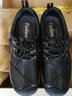 奇策（QICE）頭層牛皮男休閑鞋百搭運動(dòng)鞋英倫真皮戶(hù)外鞋防滑登山鞋中年爸爸鞋 9155 黑色 41  曬單實(shí)拍圖