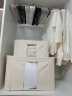 智雨 帆布收纳箱 大容量可折叠衣服整理箱 大号杂物储物箱 米白色 24L【超值两个装】 实拍图