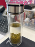 希諾（HEENOOR）雙層玻璃杯男女士高檔商務(wù)泡茶杯帶濾網(wǎng)便攜車載水杯加厚隔熱杯子 XN-6712專柜款 360ml 禮盒裝 曬單實拍圖