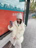 詩丹蕊奶fufu羽棉襖絨服女棉服冬季外套2024新款韓甜美愛心棉衣學(xué)生加厚 奶黃色 均碼【可備注碼數(shù)】 曬單實拍圖