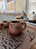 Bylure品牌宜興紫砂公道杯茶漏茶濾過(guò)濾器紫泥手工功夫茶具公杯分茶套裝 280cc紫泥鳥(niǎo)戲松林公杯+漏斗 曬單實(shí)拍圖