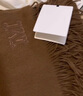 MAX MARA【禮物】 羊絨徽標圍巾4541312606 駝色 均碼 曬單實(shí)拍圖