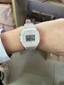 卡西歐（CASIO）手表女孩粉色藍色小方塊學(xué)生表運動(dòng)防水兒童表數顯LA-20WH 電子表 W-218HC-4A2 曬單實(shí)拍圖