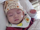 虞冕秋冬季寶寶帽護囟門(mén)帽新生兒帽子寶寶新生嬰兒帽子初生胎帽春秋 棉質(zhì)睡覺(jué)豬米色帽子 頭圍35-44cm建議0-8個(gè)月 曬單實(shí)拍圖