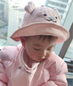 貝貝怡【官方發(fā)售】男女寶寶漁夫帽春夏兒童防風(fēng)透氣遮陽(yáng)帽嬰兒帽子 粉色 48cm(建議6-18個(gè)月) 曬單實(shí)拍圖