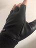 曼琪魅雅半指皮手套男秋冬學(xué)生保暖戶(hù)外寫(xiě)字騎行開(kāi)車(chē)鍵盤(pán)打字吃雞游戲手套 黑色PU款 均碼 曬單實(shí)拍圖