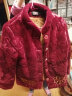 安贞雪母亲节礼物妈妈装冬装棉服冬季老年人女士喜庆过寿生日款LYFS367 红色上衣 XL建议85-100斤 实拍图