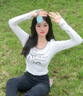 森馬（Semir）【甜心女高】長(cháng)袖t恤女短款緊身蕾絲花邊上衣24新款甜美印花外穿 黑色90001 L 曬單實(shí)拍圖