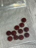 瑾然 南紅瑪瑙隔片散珠子算盤珠  手工diy編織耳飾手鏈?zhǔn)执糁榕浼?一組10片    8mm 曬單實(shí)拍圖