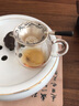 歸銀堂純銀999手工小茶漏足銀檀木把手茶漏網(wǎng)茶葉過(guò)濾器功夫茶具配件 龍鳳+證書(shū)+禮盒 曬單實(shí)拍圖