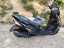 杰帆（JF）踏板摩托車(chē)尚領(lǐng)125cc燒油踏板車(chē)跑車(chē)男女款外賣(mài)可上牌助力車(chē)街車(chē)  磨砂黑 曬單實(shí)拍圖