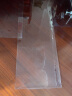 圣航天谕软玻璃PVC桌布防水防油无味免洗桌垫透明餐桌垫茶几台布厚水晶板 食品级透明1.6mm 50*200cm 实拍图