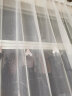 绣景 北欧现代ins纱帘成品 绣花中式欧式窗纱客厅 菱格粉色 四爪钩款 宽3米*高2.6米 1片 实拍图
