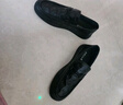百麗男鞋休閑百搭豆豆鞋牛皮壓格紋商務樂福鞋A1368AM4 黑色 41 (255mm) 曬單實拍圖