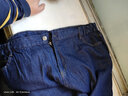 胖子超大碼加肥加大寬松肥大休閑牛仔褲300斤特大碼牛仔褲男春夏加肥加大運動(dòng)褲寬松直筒胖哥肥佬長(cháng)褲子 深藍 48【280-300斤】 曬單實(shí)拍圖
