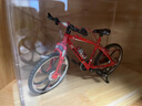 minispace自行車(chē)模型合金二八大杠老式鳳凰牌復古男孩自行車(chē)仿真擺件單車(chē) 公路自行車(chē)-黑+田園展示盒 曬單實(shí)拍圖