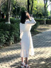 拉夏貝爾（La Chapelle）新中式連衣裙女裝2025夏季新款國風(fēng)兩件套裝小個(gè)子仙女裙子旗袍 兩件套裝 M 曬單實(shí)拍圖
