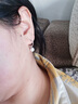 迪后（Dirholl）輕奢珍珠耳釘女士氣質(zhì)高級感耳環(huán)銀耳墜七夕情人節(jié)生日禮物送女友 氣質(zhì)珍珠耳環(huán)【光面款】【精美禮盒】 曬單實拍圖