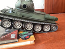 恆龍遙控坦克蘇T34電動(dòng)對戰四驅越野遙控車(chē)模型男孩玩具3909戰車(chē)禮物 專(zhuān)業(yè)進(jìn)階版（全金屬輪，帶伸縮） 7000毫安電池(可玩180分鐘） 曬單實(shí)拍圖