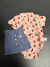 Milkbarn2025春夏新品嬰兒短袖包屁衣寶寶三角哈衣爬服嬰幼兒衣服 甜夢(mèng)草莓 80cm (12-18月-參考身高73-80cm) 曬單實(shí)拍圖