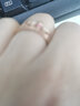 周生生 VA桂冠皇冠紅寶石鉆石戒指女玫瑰金彩金K金戒指91267R 11圈 曬單實拍圖