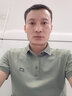羅蒙（ROMON）輕奢夏季薄款桑蠶絲豆綠色polo男士短袖修身商務(wù)保羅休閑t恤衫男 綠色 L 120-130斤 曬單實(shí)拍圖