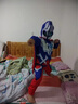 圣閑男童春秋套裝奧特曼衣服連帽護目鏡兒童酷炫運動(dòng)兒童服裝 賽羅護目鏡套裝+雙面披風(fēng) 140 曬單實(shí)拍圖