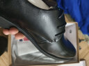 七匹狼皮鞋男夏季真牛皮鞋子男士正装皮鞋英伦商务休闲鞋 黑色 -标准款 44 实拍图